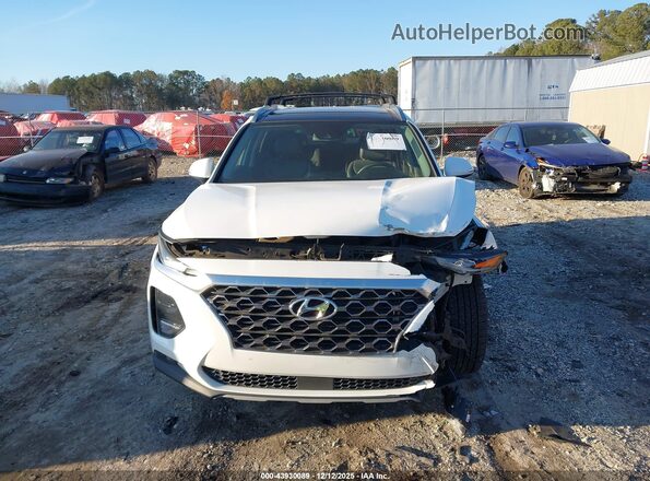 5NMS33AD0LH224196 2020 HYUNDAI SANTA FE White Widok zestawu wskaźników