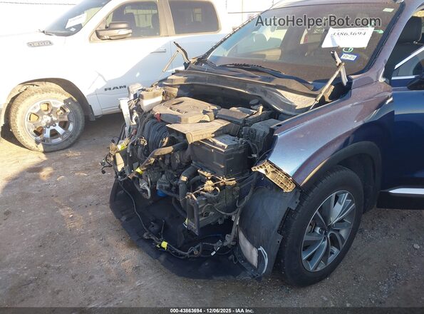 5NMS33AD1LH142879 2020 HYUNDAI SANTA FE Blue Vista frontal