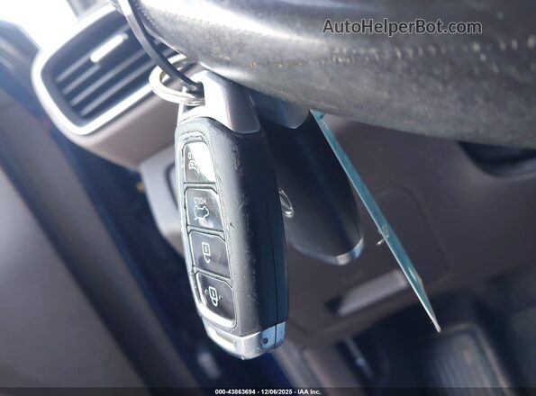 5NMS33AD1LH142879 2020 HYUNDAI SANTA FE Blue Vista del salpicadero