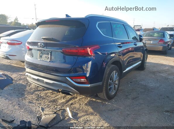 5NMS33AD1LH142879 2020 HYUNDAI SANTA FE Blue Trasero derecho