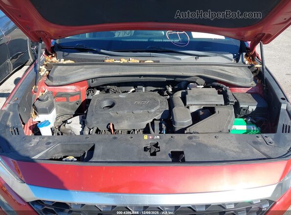 5NMS33AD3LH175334 2020 HYUNDAI SANTA FE Orange Rear view