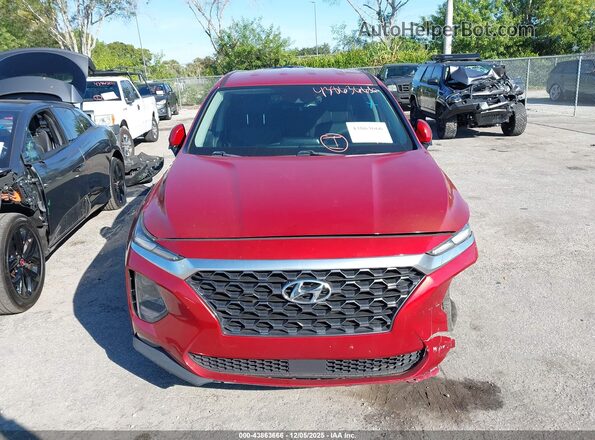 5NMS33AD3LH175334 2020 HYUNDAI SANTA FE Orange Rear interior view