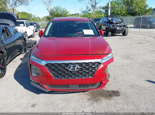 5NMS33AD3LH175334 2020 HYUNDAI SANTA FE Orange Front view