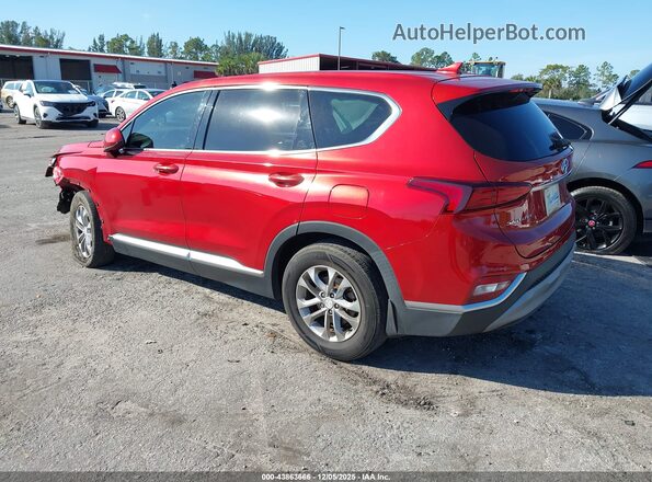5NMS33AD3LH175334 2020 HYUNDAI SANTA FE Orange Rear left