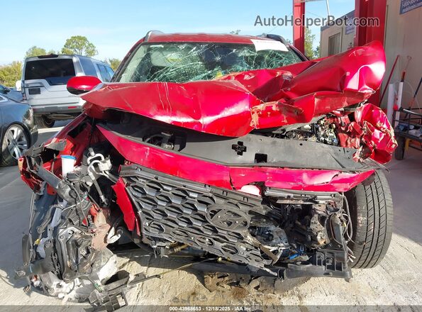 5NMS33AD3LH202371 2020 HYUNDAI SANTA FE Red Սարքավորումների վահանակի տեսք