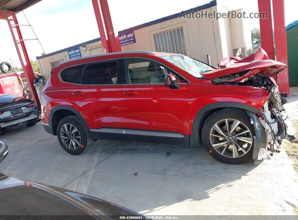 5NMS33AD3LH202371 2020 HYUNDAI SANTA FE Red Սալոնի հետևի տեսք