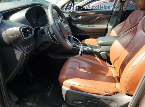 5NMS33AD4LH171244 2020 HYUNDAI SANTA Tan წინა სალონის ხედი