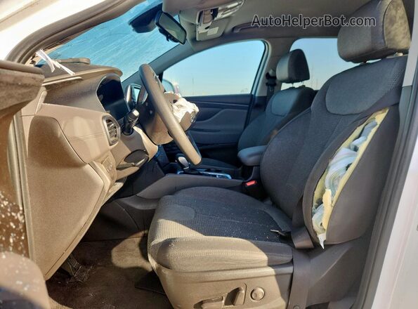 5NMS33AD5LH222430 2020 HYUNDAI SANTA White Вид салону спереду