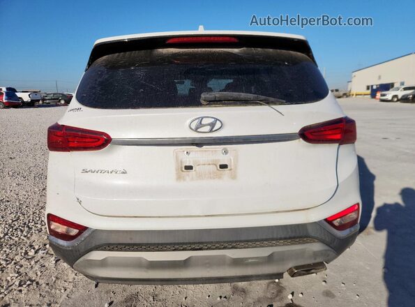 5NMS33AD5LH222430 2020 HYUNDAI SANTA White Вид ззаду