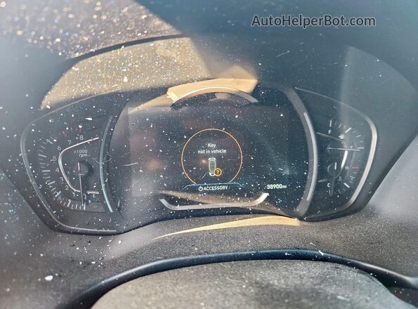 5NMS33AD5LH222430 2020 HYUNDAI SANTA White Вид щитка приладів