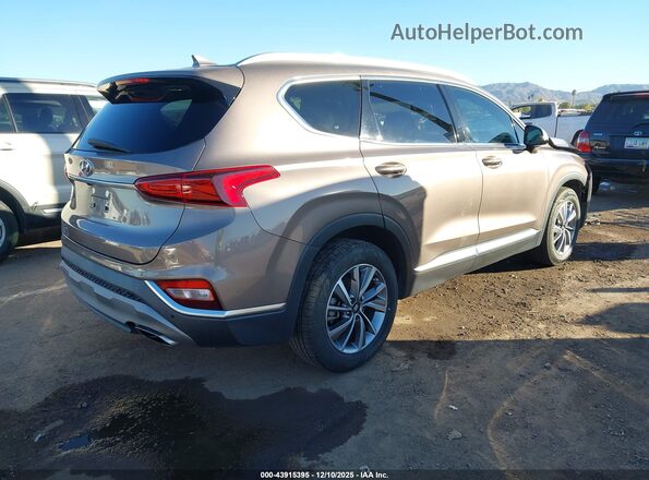 5NMS33AD8LH263716 2020 HYUNDAI SANTA FE Brown Trasero derecho