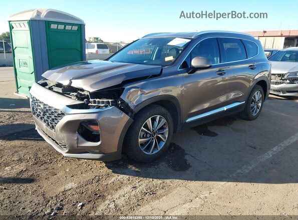 5NMS33AD8LH263716 2020 HYUNDAI SANTA FE Brown Vista tres cuartos delantera izquierda