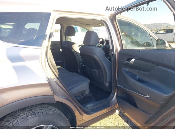 5NMS33AD8LH263716 2020 HYUNDAI SANTA FE Brown Vista de la etiqueta del VIN