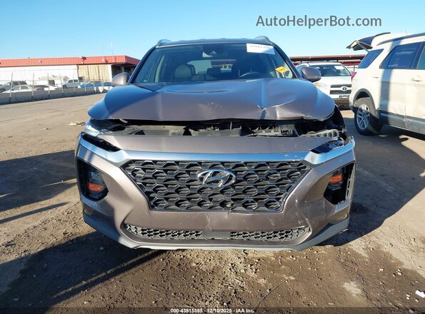 5NMS33AD8LH263716 2020 HYUNDAI SANTA FE Brown Vista interior trasera