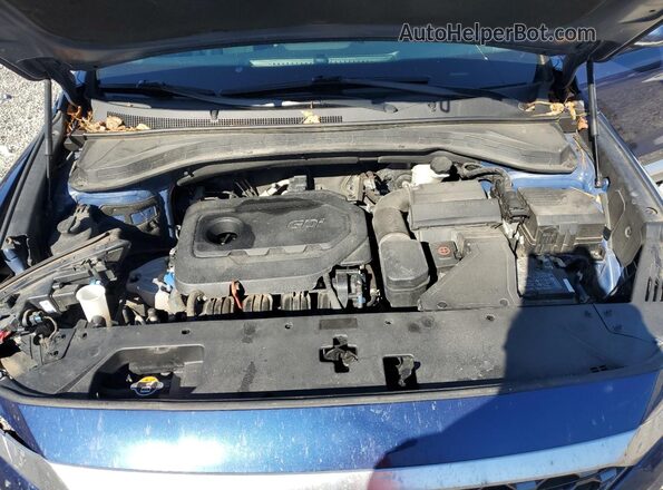 5NMS33AD8LH299955 2020 HYUNDAI SANTA Синий Вид подкапотного пространства