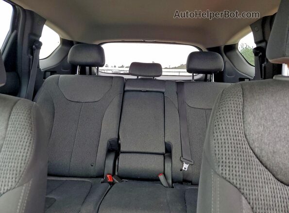 5NMS33AD9LH146629 2020 HYUNDAI SANTA Black Vista de los asientos traseros