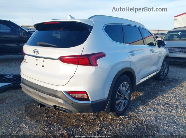 5NMS33ADXLH286401 2020 HYUNDAI SANTA FE White უკანა მარჯვენა