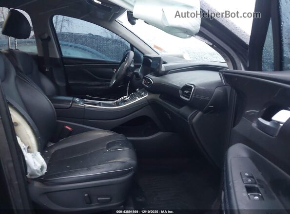 5NMS34AJ2MH311479 2021 HYUNDAI SANTA FE Gray Widok wnętrza z przodu