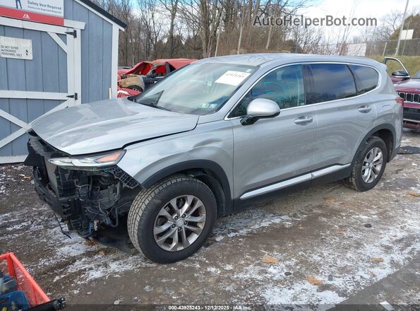 5NMS3CAD0LH202330 2020 HYUNDAI SANTA FE Silver Vista tres cuartos delantera izquierda