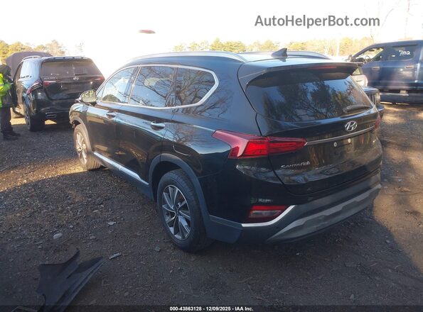 5NMS3CAD0LH246585 2020 HYUNDAI SANTA FE Black Tył lewy