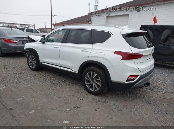 5NMS3CAD6LH303310 2020 HYUNDAI SANTA FE White Trasero izquierdo