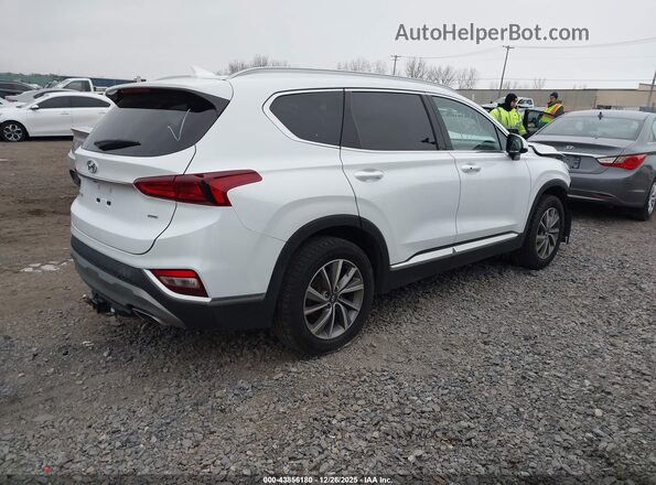 5NMS3CAD6LH303310 2020 HYUNDAI SANTA FE White Trasero derecho