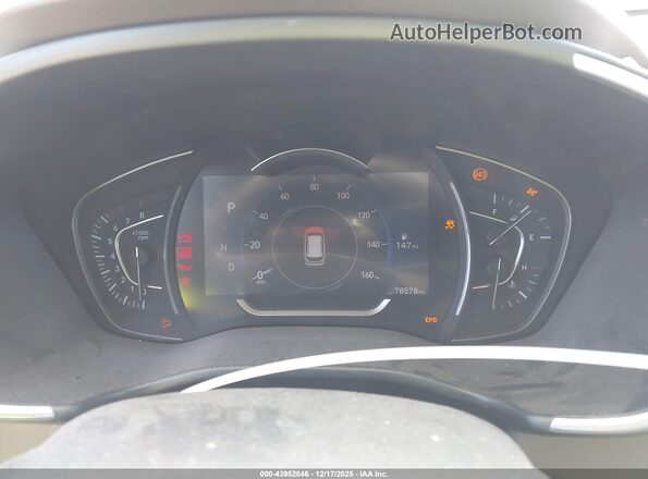 5NMS3CAD9LH205906 2020 HYUNDAI SANTA FE Серебряный Вид задних сидений