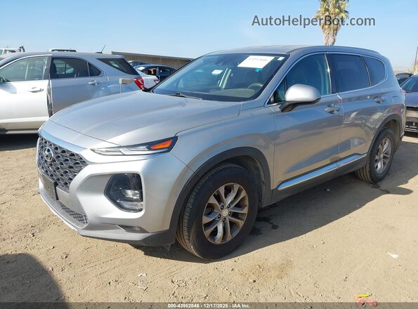 5NMS3CAD9LH205906 2020 HYUNDAI SANTA FE Серебряный Передняя левая четверть