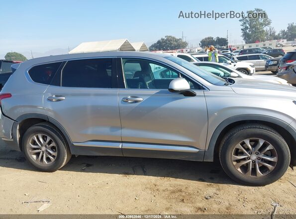 5NMS3CAD9LH205906 2020 HYUNDAI SANTA FE Серебряный Вид задней части салона