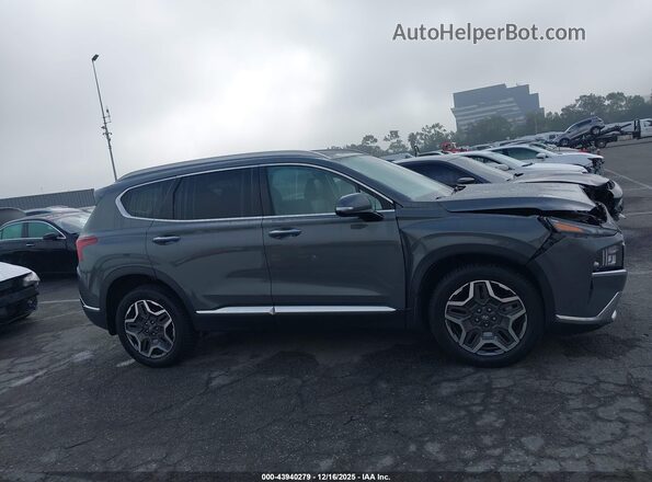 5NMS3DA12PH012997 2023 HYUNDAI SANTA FE HYBRID Gray Widok wnętrza z tyłu