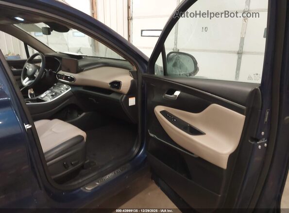 5NMS3DA15PH007468 2023 HYUNDAI SANTA FE HYBRID Blue წინა სალონის ხედი