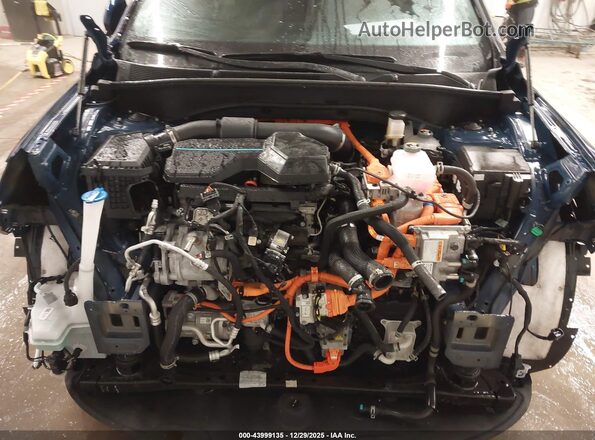 5NMS3DA15PH007468 2023 HYUNDAI SANTA FE HYBRID Blue უკანა ხედი