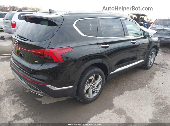 5NMS3DAJ1MH365520 2021 HYUNDAI SANTA FE Black Trasero derecho