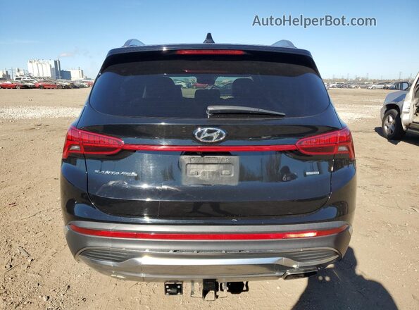 5NMS3DAJ1NH424731 2022 HYUNDAI SANTA Black Вид ззаду