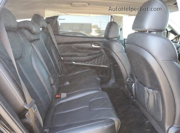 5NMS3DAJ1NH424731 2022 HYUNDAI SANTA Black Вид задньої частини салону