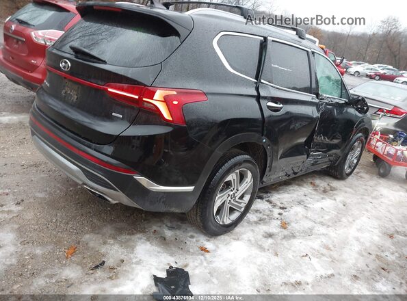 5NMS3DAJ3NH418798 2022 HYUNDAI SANTA FE Черный Задняя правая четверть