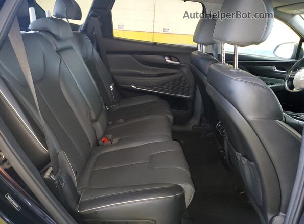 5NMS3DAJ4NH443337 2022 HYUNDAI SANTA Black Rear interior view