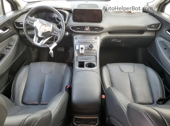 5NMS3DAJ4NH443337 2022 HYUNDAI SANTA Black Dashboard view