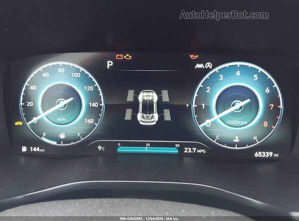 5NMS3DAJ4PH500980 2023 HYUNDAI SANTA FE Dark Blue Հետևի նստատեղերի տեսք