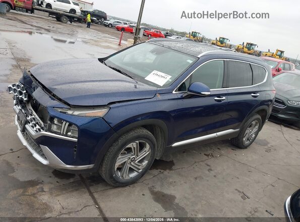 5NMS3DAJ4PH500980 2023 HYUNDAI SANTA FE Dark Blue Սալոնի 360 աստիճան տեսք