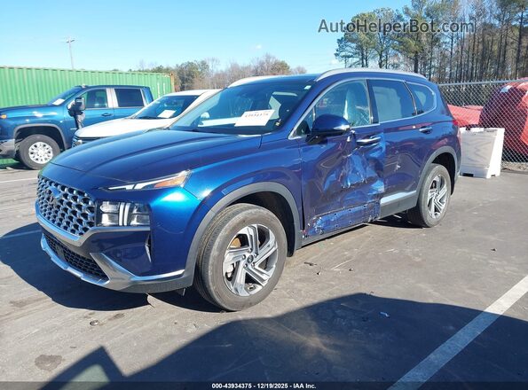 5NMS3DAJ4PH505449 2023 HYUNDAI SANTA FE Blue Առջևի ձախ երեք քառորդ տեսարան