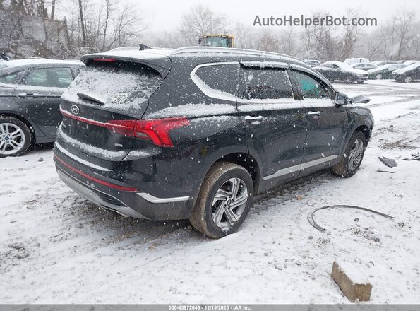5NMS3DAJ7MH329413 2021 HYUNDAI SANTA FE Black Trasero derecho