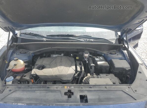 5NMS3DAJ9NH386116 2022 HYUNDAI SANTA Blue Вид підкапотного простору