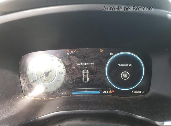 5NMS3DAJ9NH386116 2022 HYUNDAI SANTA Blue Вид щитка приладів