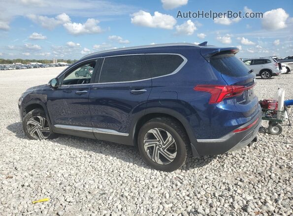 5NMS3DAJ9NH386116 2022 HYUNDAI SANTA Blue Задня ліва чверть