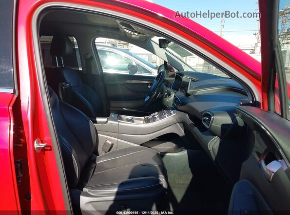 5NMS44AL2MH313487 2021 HYUNDAI SANTA FE Red Front interior view