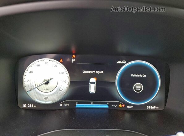 5NMS44AL2PH562439 2023 HYUNDAI SANTA Silver Instrument cluster view