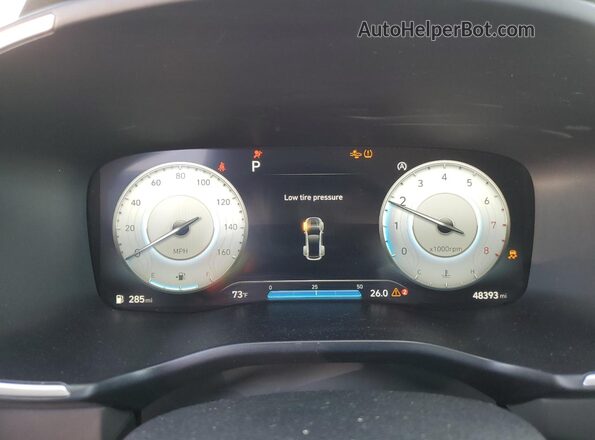 5NMS44AL3NH461150 2022 HYUNDAI SANTA Blue Vista del cuadro de instrumentos