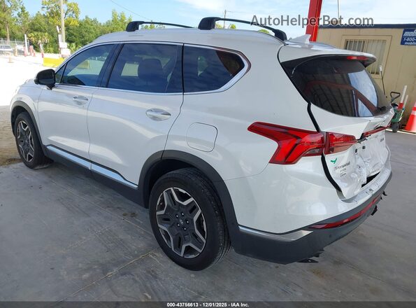 5NMS44AL3NH470656 2022 HYUNDAI SANTA FE White Trasero izquierdo