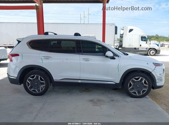 5NMS44AL3NH470656 2022 HYUNDAI SANTA FE White Vista interior trasera